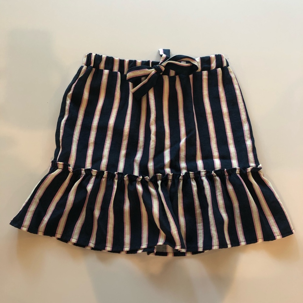 For All Seasons Striped Skirt Size Junior S